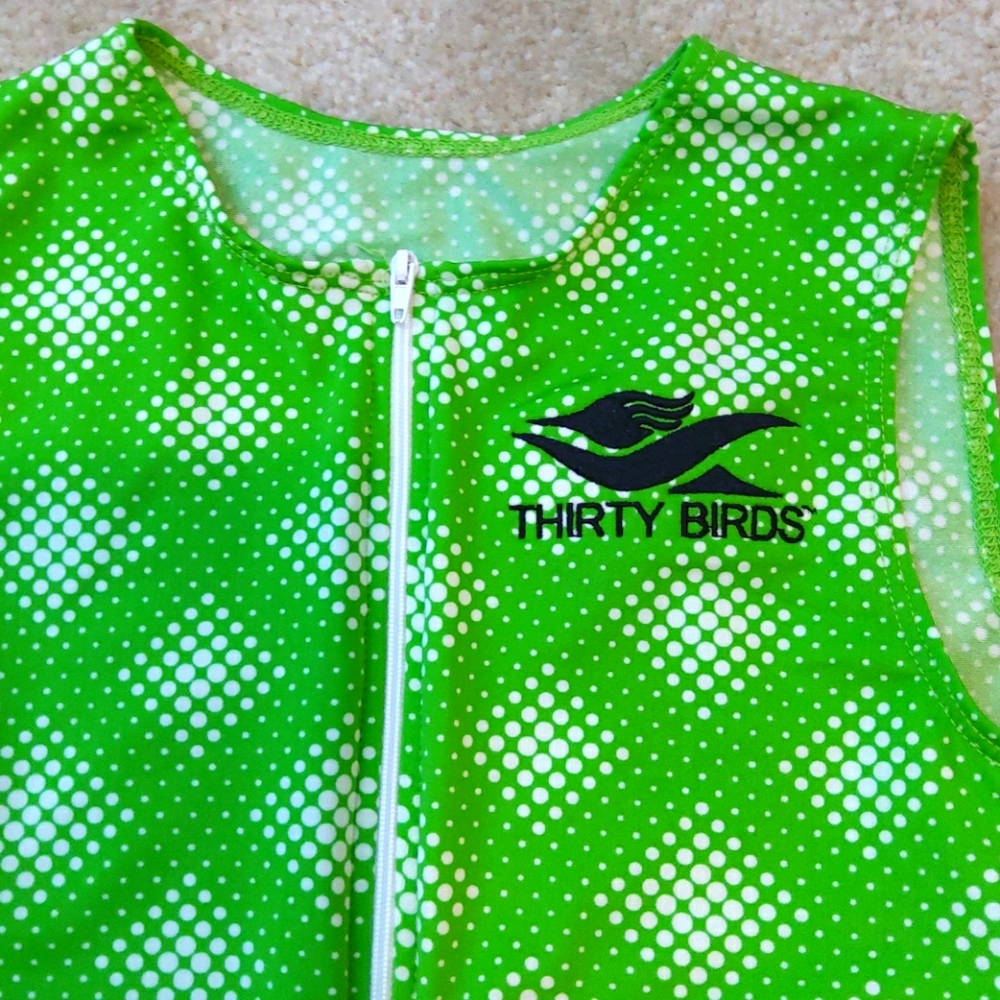 Thirty Birds compression zip athletic top